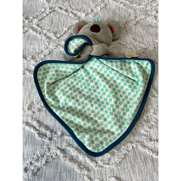 B Baby Koko Koala Lovey Lovie Security Blanket Fluffy Hugger Crinkle - Picture 4 of 6